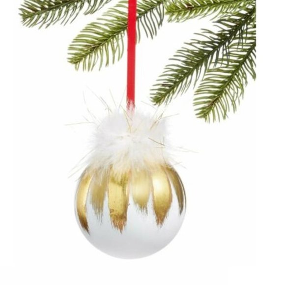 Holiday Lane Shine Bright Glass Feather Ornament for Tree - Multicolor - Picture 1 of 1